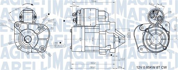 MAGNETI MARELLI Starteris 063721174010